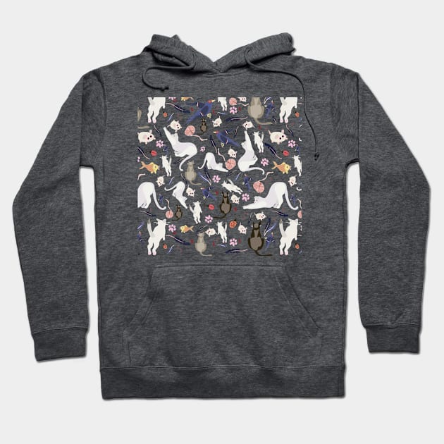 Playful cats Hoodie by Bea alkot